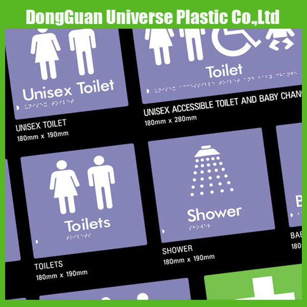 Wholesale Toilet Plastic Sign