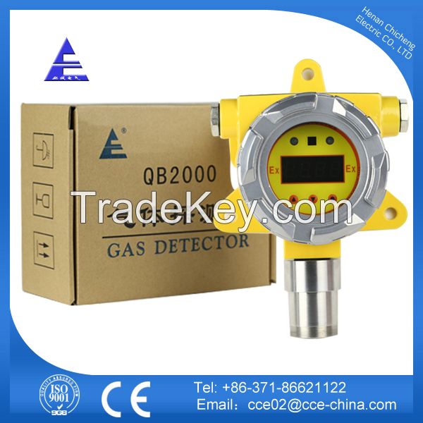 Wall-mounted H2S hydrogen sulfide gas detector