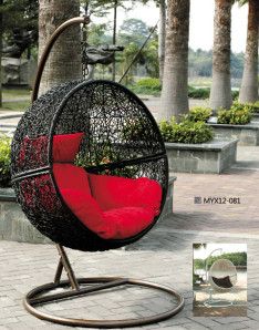 Steel Wicker rattan hanging chair