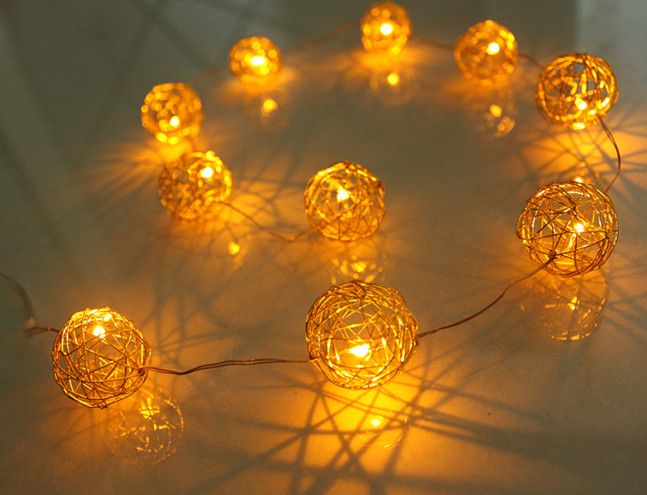 LED Christmas  table copper wire string  light
