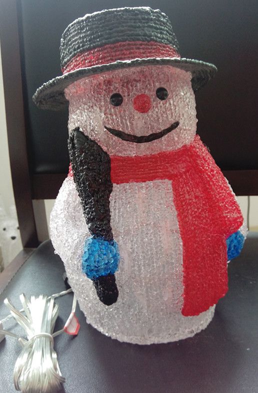 PMMA LED SNOWMAN LIGHT