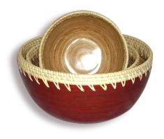 Bamboo bowl