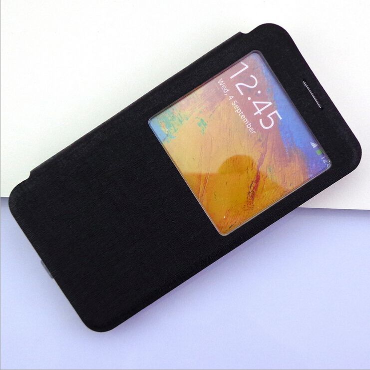 High quality TPU leather mobile phone case for Samsung Note 3 , heat press