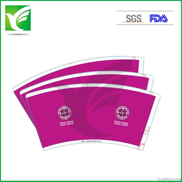 Food grade pe coated paper used for paper cup