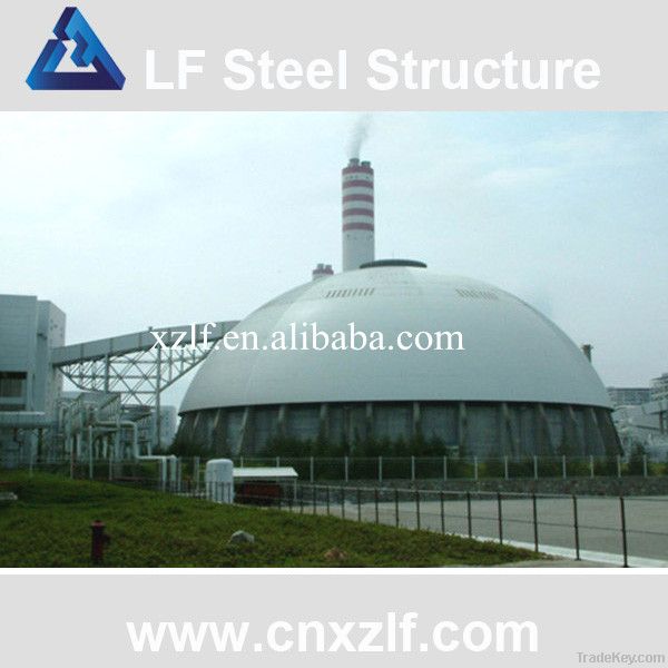 Steel Space Frame Arched Coal Stora