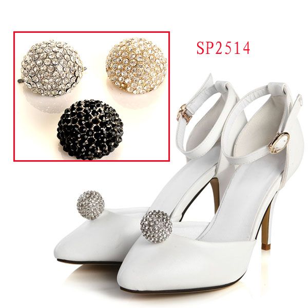 Sparking rhinestone clip ,shoe buckle on ladies shoe