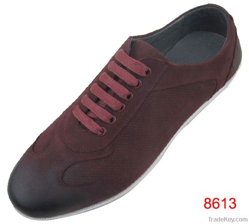 Attractive Dark Red men casual loafers manufacturer