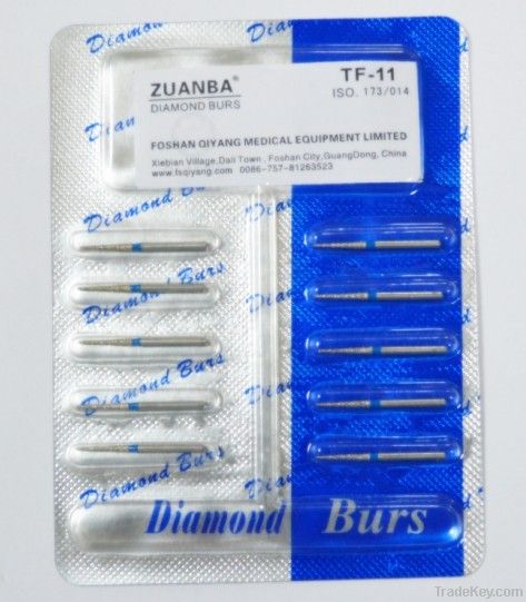 Dental diamond burs