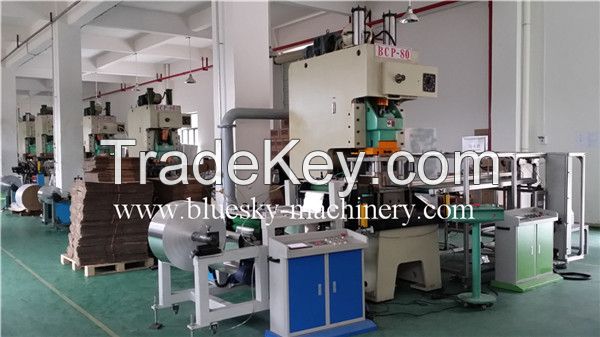 Fully auto aluminium foil container machine 45T