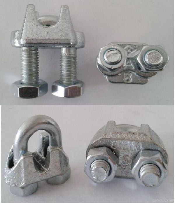 hot sale wire rope clips, crane rigging clips, fastener cable clips