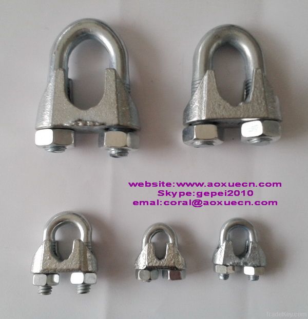 hot sale wire rope clips, crane rigging clips, fastener cable clips