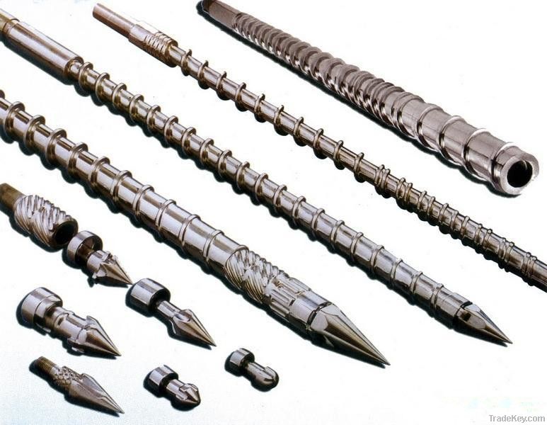 Extruder Chromium Plating Screws and Barrel with Mixing head for PE PP