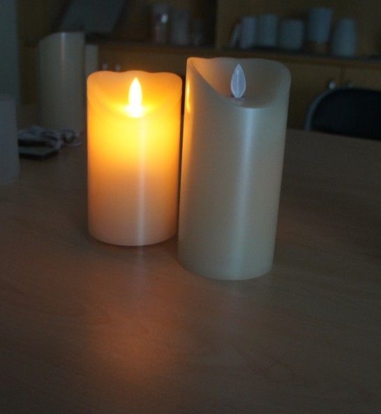 luminara flameless candle wholesale ,real wax led flameless candle  with remote control