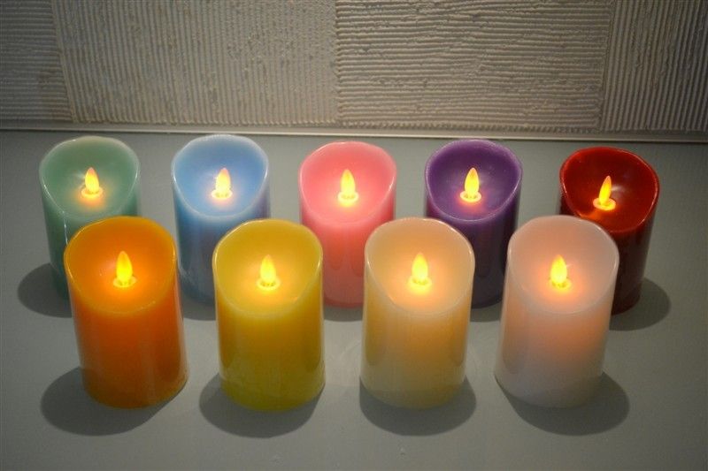  luminara flameless candle wholesale ,real wax led flameless candle  with remote control