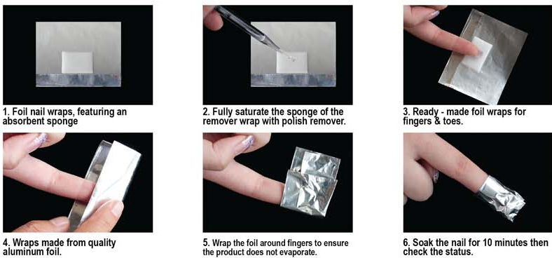 2014 gel polish remover wraps
