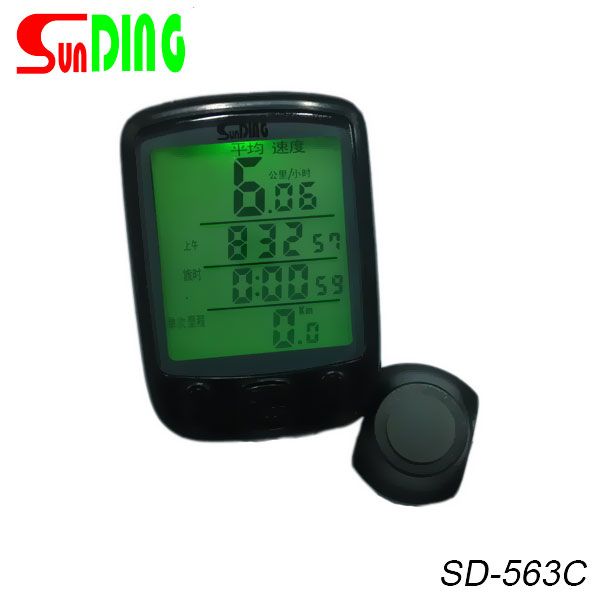 Outdoor Wireless Cycling Speedometer 27Function Bike Bicycle Computer