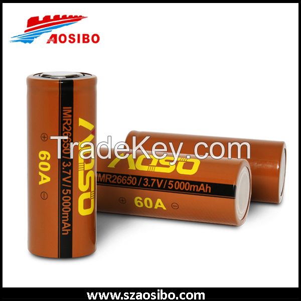 AOSIBO IMR26650 5000mAh 60A