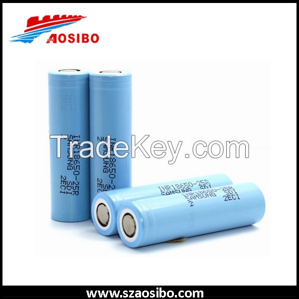 INR18650-25R 18650 2500mah 35A High Drain Battery