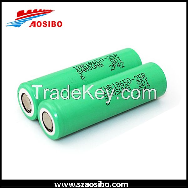 INR18650-25R 18650 2500mah 35A High Drain Battery