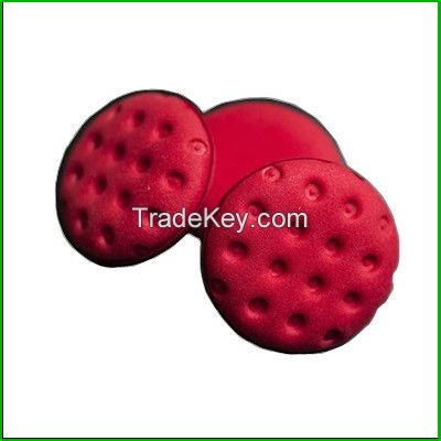 Red Wax Applicator, Car Polish Pad, Cleaning Pad, Detailing Jewelling Applicator Pads