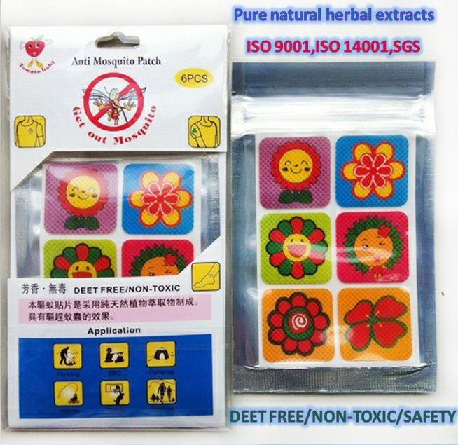 natural citronella  oil mosquito repellent patch/sticker for baby