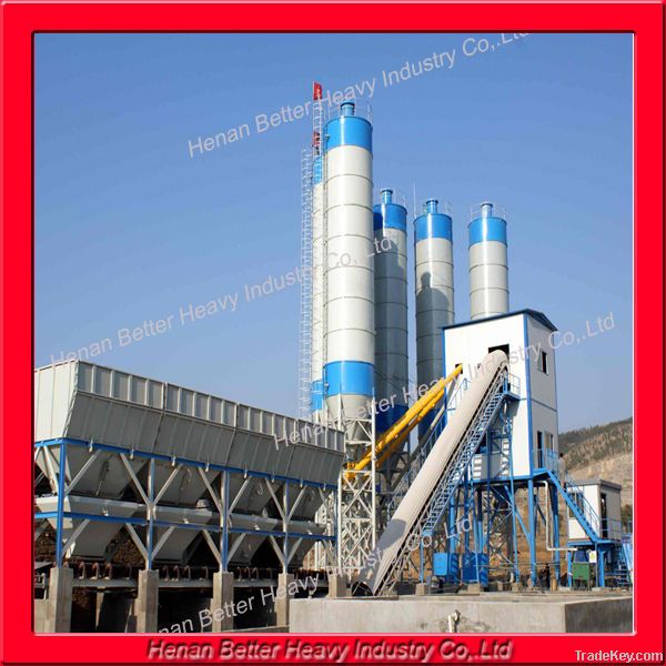 Better HZS120 concrete mixer plant