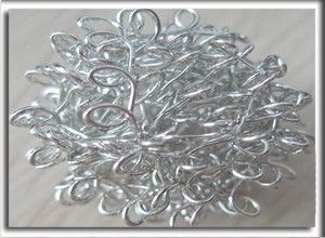 Zinc-plated aluminum wire