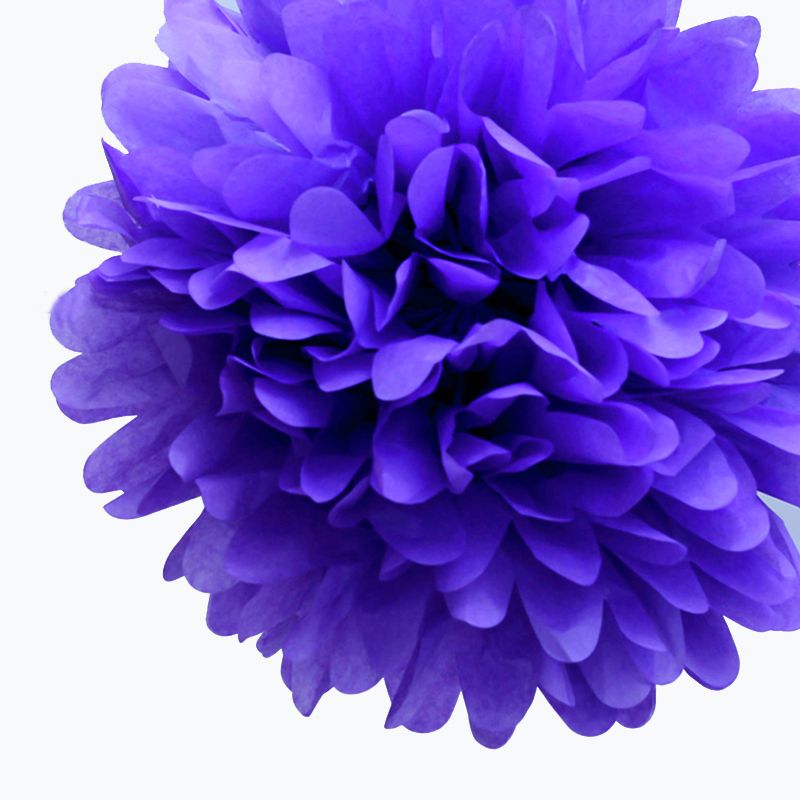Tissue Paper Pom Poms Flowers Balls 14inch 8 Assorted Color