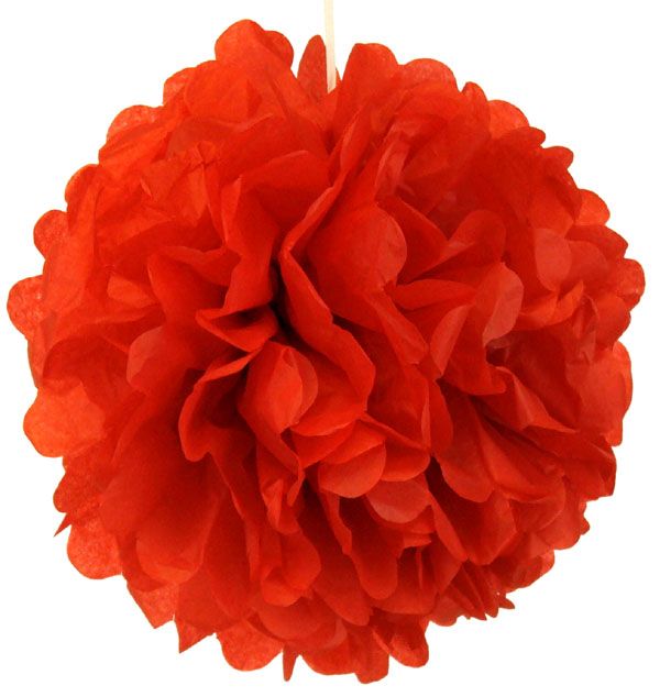 Tissue Paper Pom Poms Flowers Balls 14inch 8 Assorted Color