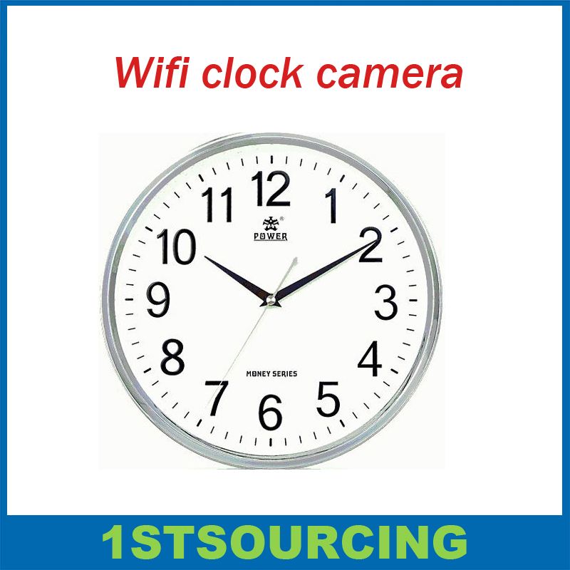 New WiFi Wall Clock Hidden Camera