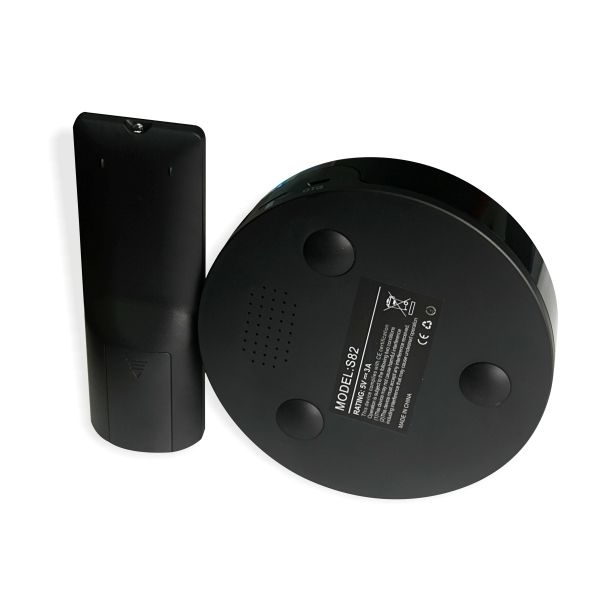 Dual-band Wi-Fi Newest Wholesale Black Round Amlogic 2GB DDR3 16GB Android 4.4 TV Box, 5V 3A Adapter