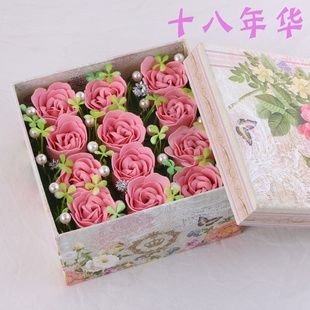 Flower fragrant and elegant gift box 