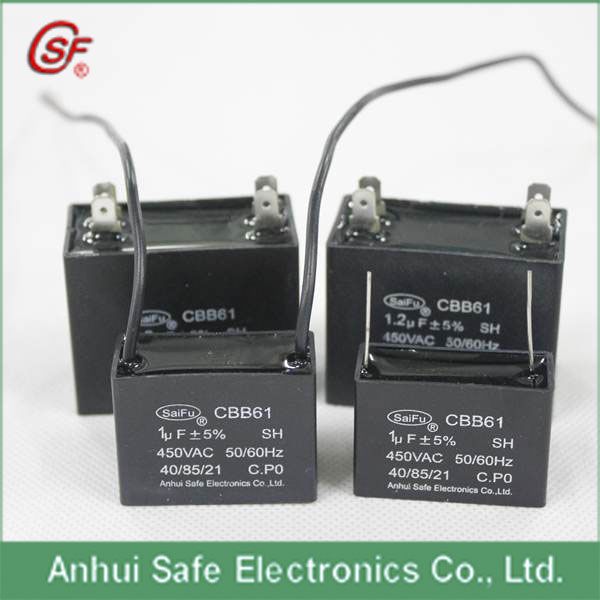 ac motor run capacitor cbb61 made in china alibaba CBB61 AC motor capacitor