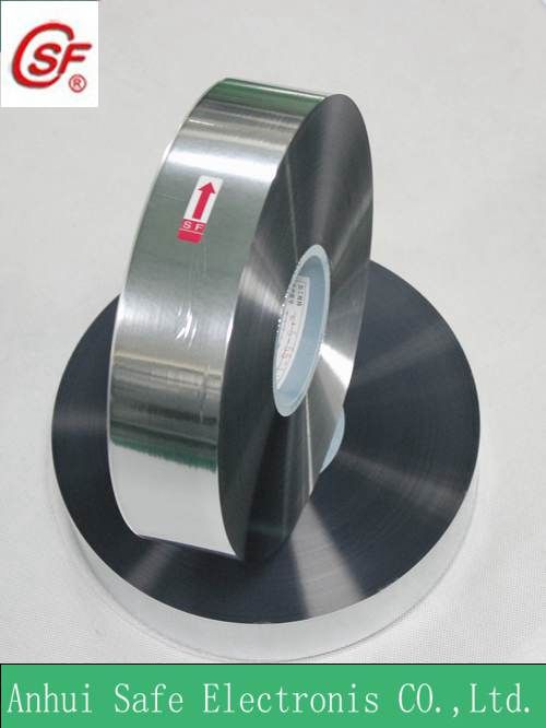 7D*75*2.5mm factory 2014 well purity good quality Zinc-Aluminum metallized film for capacitor