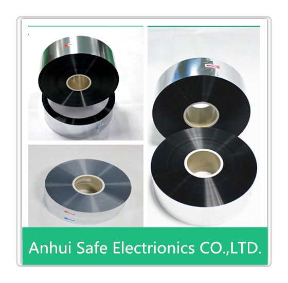 7D*75*2.5mm factory 2014 well purity good quality Zinc-Aluminum metallized film for capacitor 