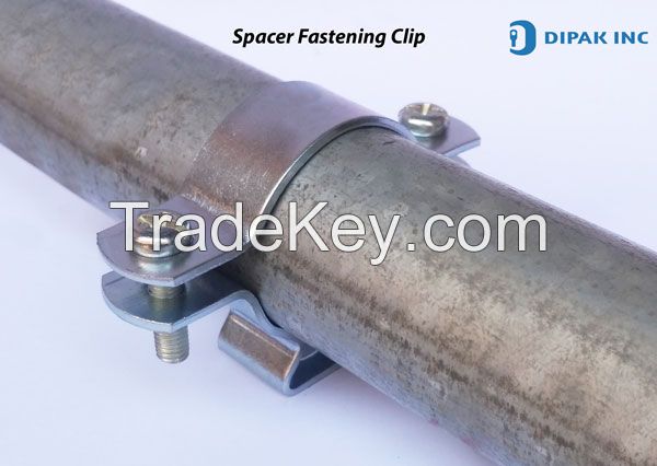 Cable and Pipe Spacer Fastening Clips