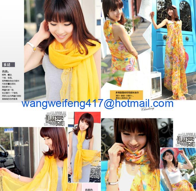 printing high fashion custom-made scarf for promotion