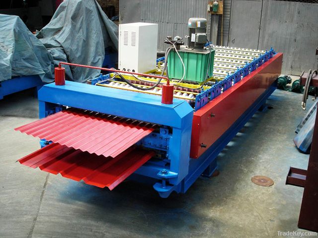 double layer roof sheet making machine