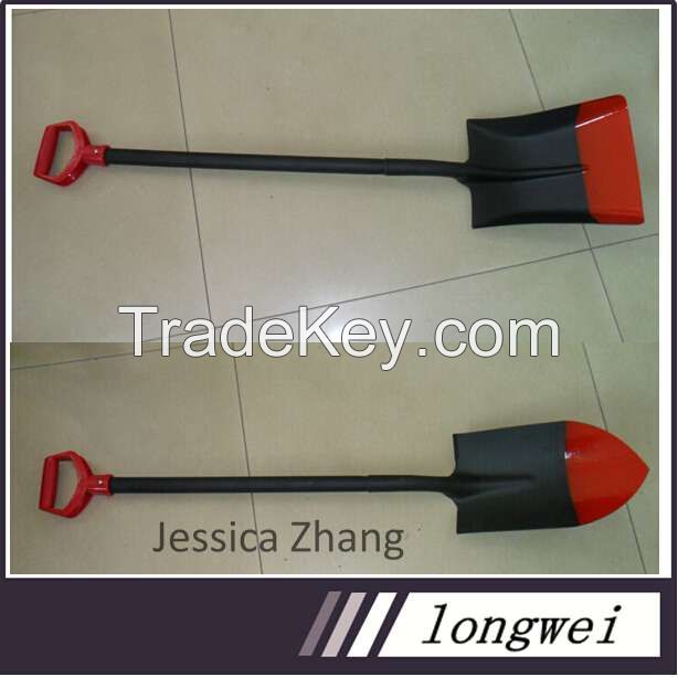 HOT sell Long Fiberglass Handle Steel Shovel