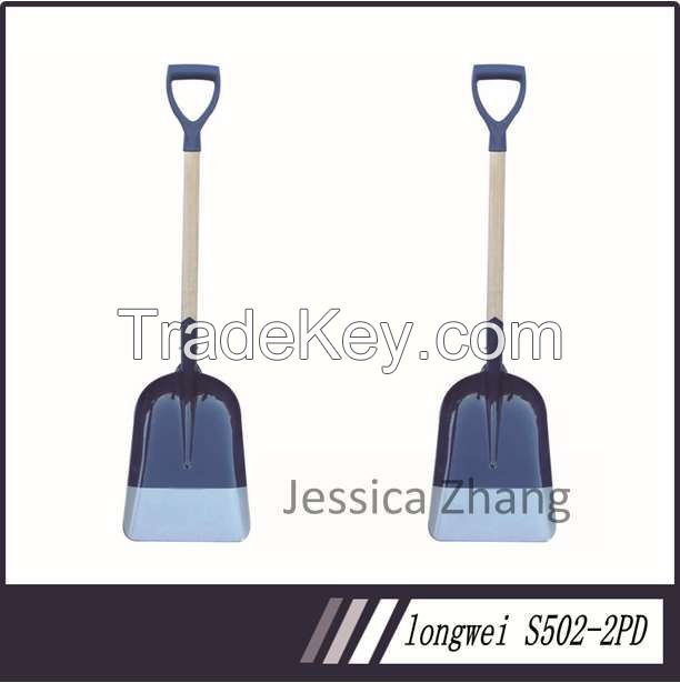 Made in china!!high quality square steel coal shovel S502-10