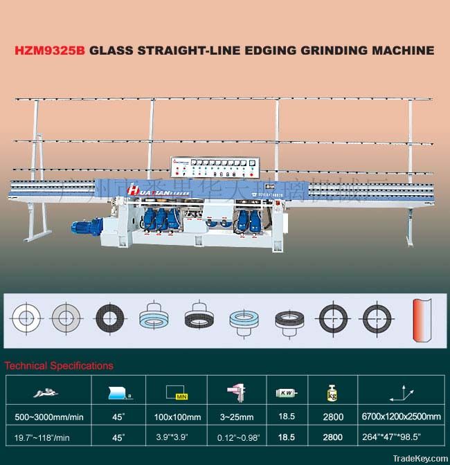HZM9325B Glass Straight-Line Edging Machine