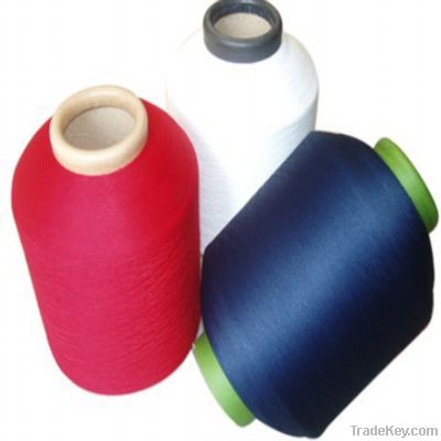 spandex/polyester covered yarn