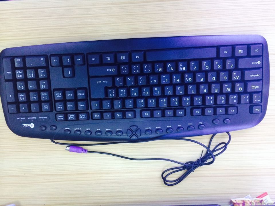 Multi-media  promotion keyboard