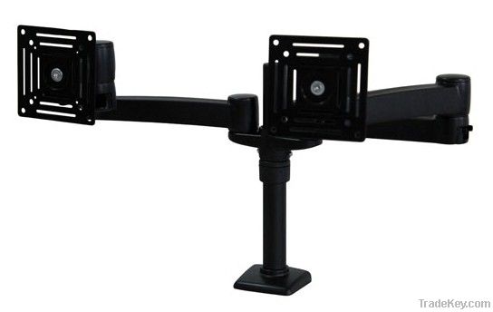 GCQ-22-SS Dual Desktop LCD Mount