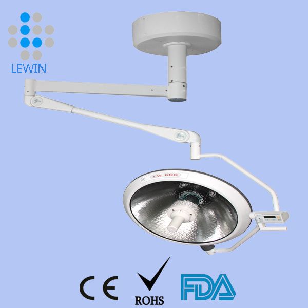 Excellent lighting depth LW600 for hospital halogen ceiling operating light