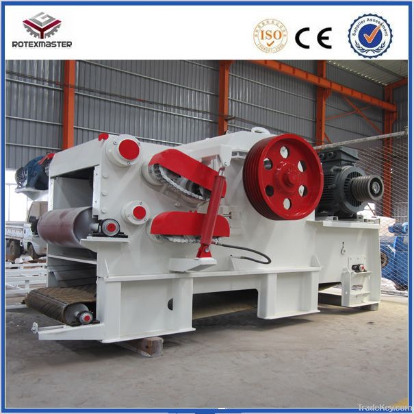 CE Approved 25t/h High Capacity Drum Wood Chipper