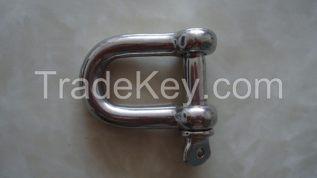 STAINLESS STEEL D SHACKLE