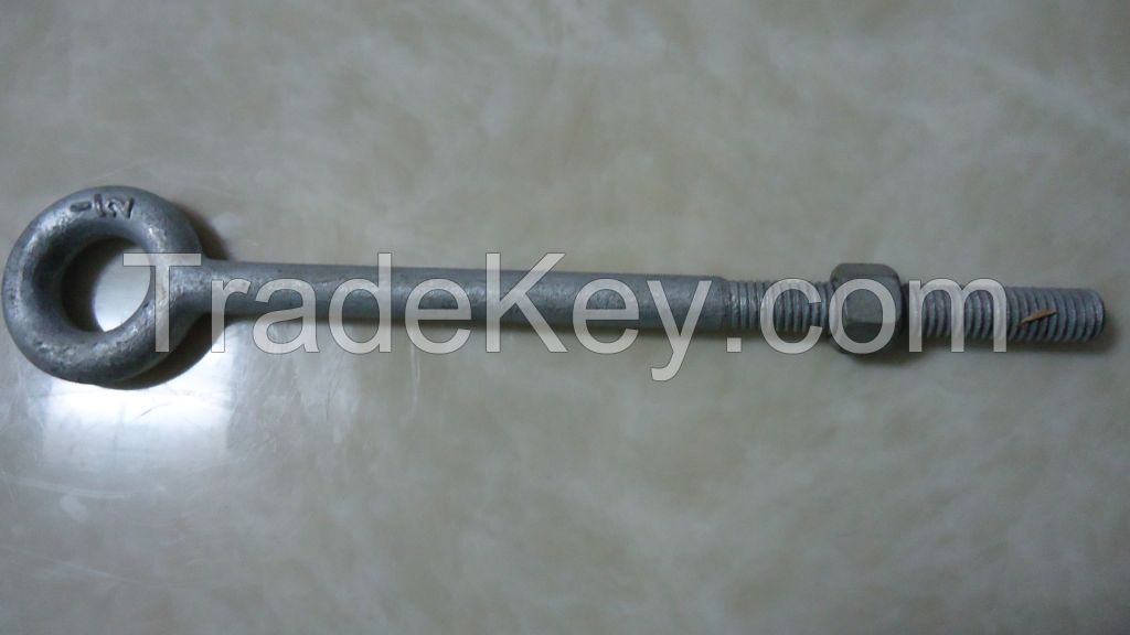  stainless steel eye bolt withwood screw thread 