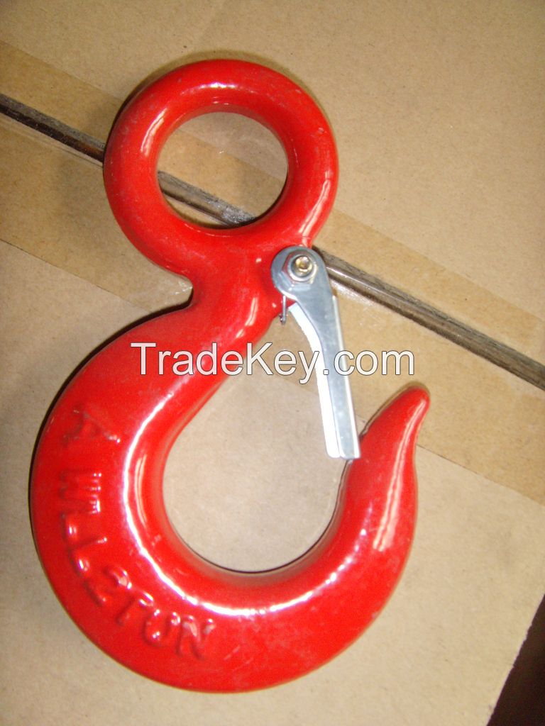 S320 eye hook, zinc plated ,red painted