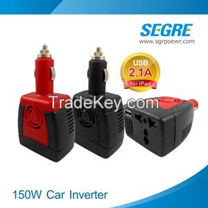 auto inverter 150W 12V to ac 110/220v with USB 5v 2.1a